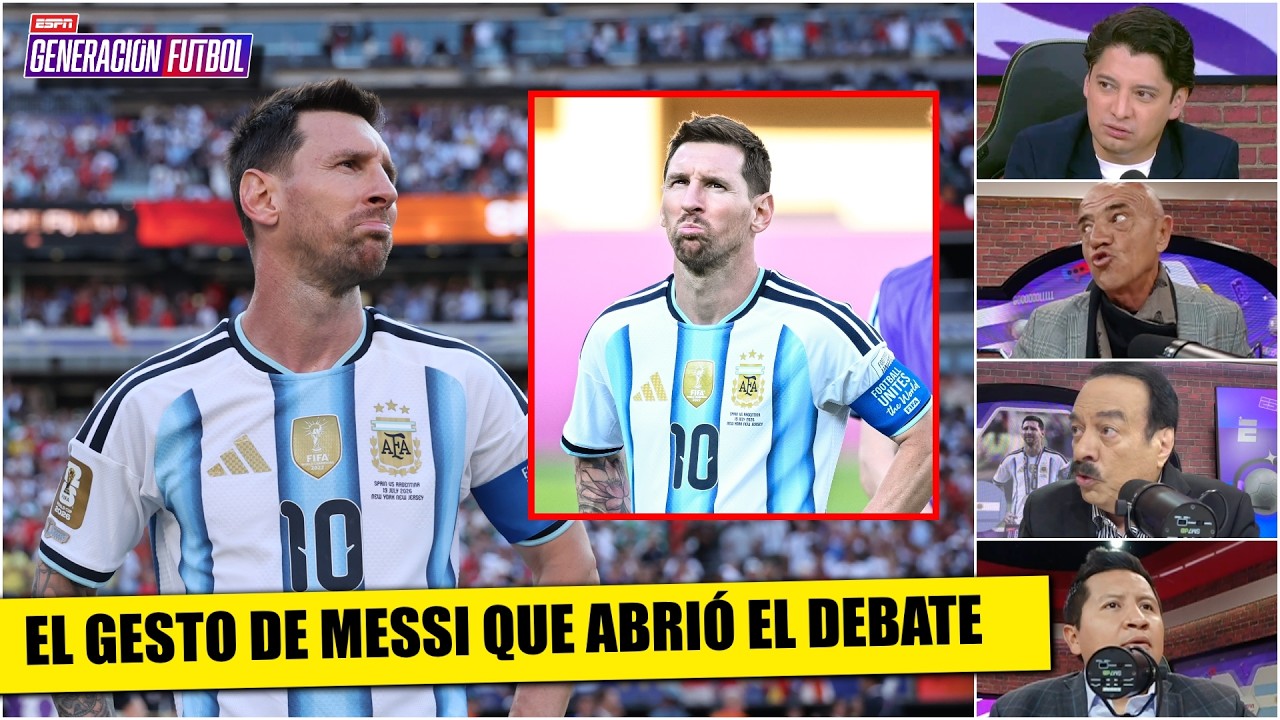 LA REACCIÓN DE MESSI que nadie pasó por alto: ¿desaprobó cómo se planteó el partido? | Generación F