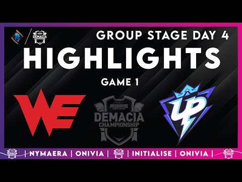 WE vs UP Highlights Game 1 | Demacia Cup 2025 | Team WE vs Ultra Prime