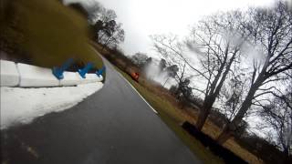 preview picture of video 'Loton Park Hill Climb Onboard Suzuki TL1200S 14th April 2013 Wet Practice Run'