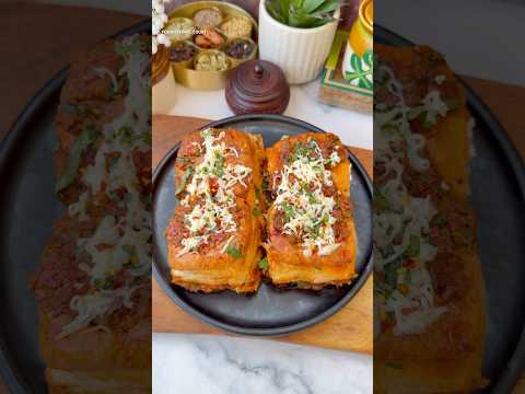 Street Style Masala Pav Recipe😍 #shorts #masalapav #trending