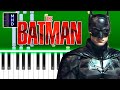 The Batman Main Theme - Piano Tutorial