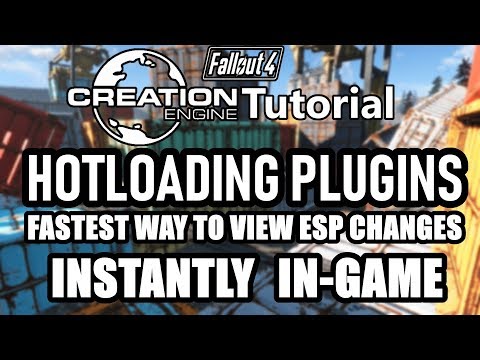 Fallout 4 Creation Kit Tutorial - Hotloading