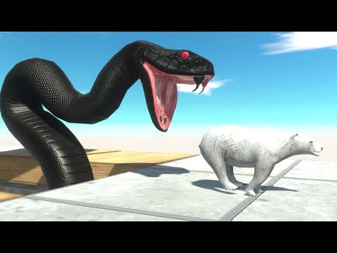 Who Can Escape From The Black Mamba? - Animal Revolt Battle Simulator ARBS