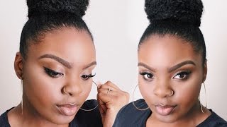 Penielle Kalambay Natural 4c Hair Bun Evolution Capillaire