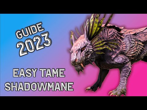 Taming Shadowmane and Trap in Ark - How to Tame Shadowmane in Ark Survival Evolved - Shadowmanes Ark