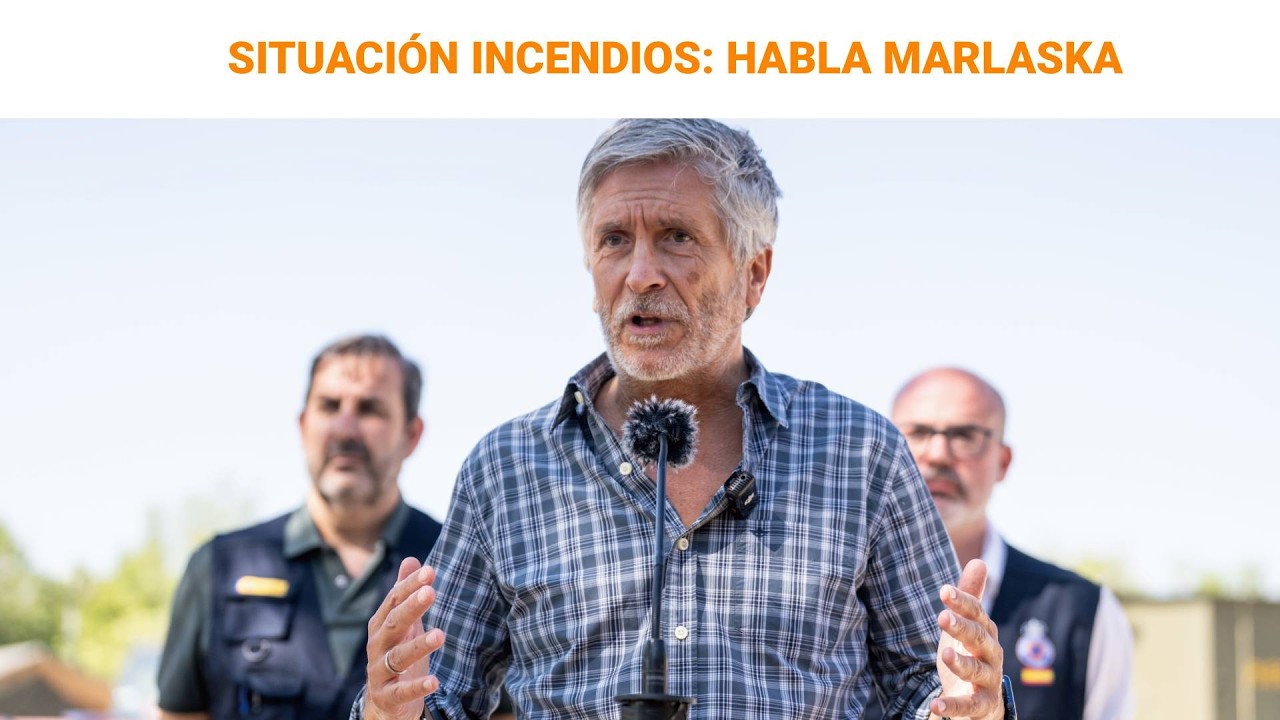 🔴DIRECTO | El ministro del Interior ofrece la última hora de los incendios en España | RTVE