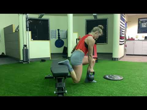 Deceleration Catch Bulgarian Split Squat