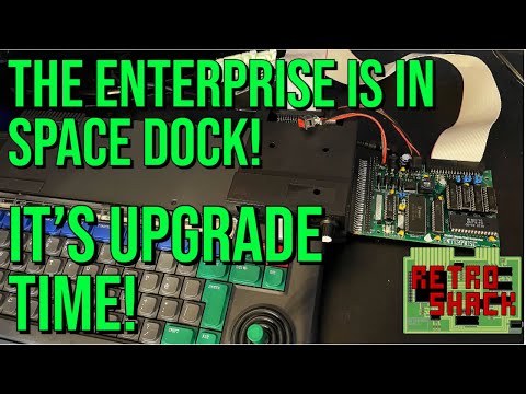 The Enterprise 64 is in spacedock for a refit and upgrades!  Memory, SD Card, Floppies, The Works!