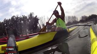 Disfrutando del va'a