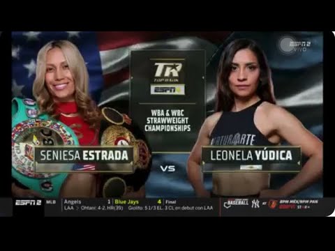 Seniesa Estrada (USA) vs Leonela Paola Yudica (Argentina)