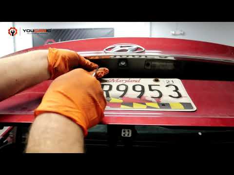 2010-2014 Hyundai Sonata – License Plate Light Replacement