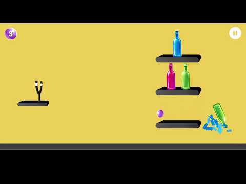 Knock Down Bottles : Slingshot Video