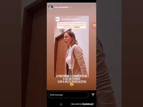 Ana encarnação sings Muito Mais Alem (Short Live)