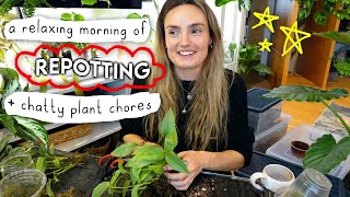 A Cosy Morning of Chatty Plant Chores 🌿🪴