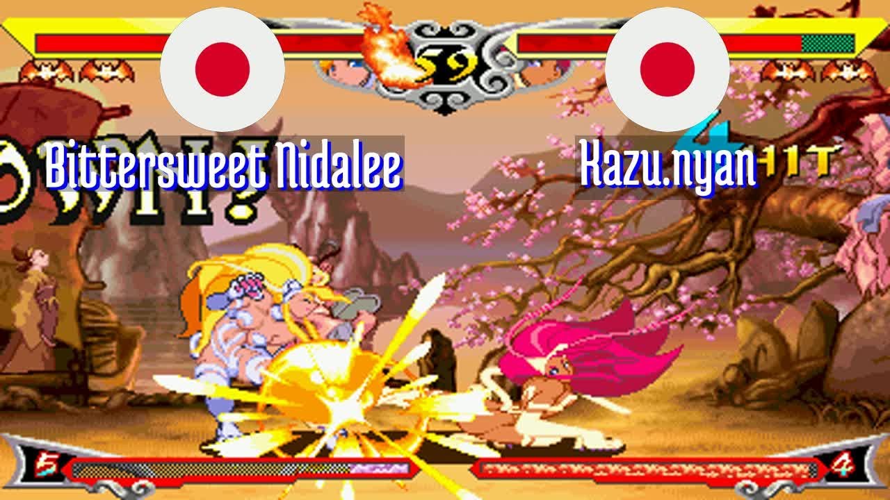 FT5 @vsavj: Bittersweet Nidalee (JP) vs Kazu.nyan (JP) [Vampire Savior vsav Fightcade] Apr 23