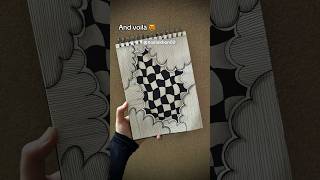 illusion doodle tutorial 😻 Day 59 #shorts #doodlewithnadia #art #doodle