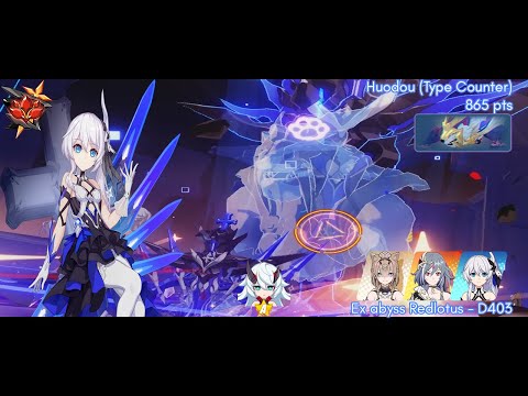 Ex abyss Redlotus (D403) Huodou (865 pts), RC/HoS/TP (SS2) - Honkai Impact 3rd SEA