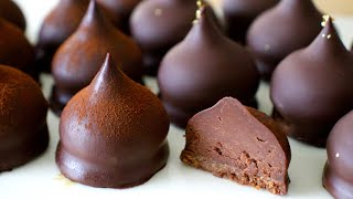 バレンタイン直前！ひとくち贅沢ショコラの作り方✴︎How to make Chocolate truffles✴︎ベルギーより