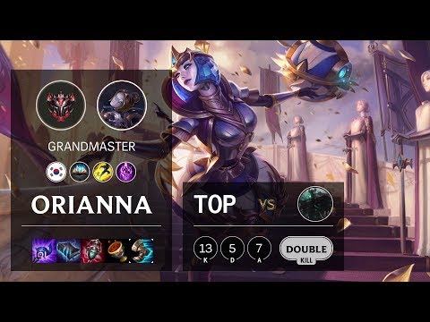 Orianna Top vs Mordekaiser - KR Grandmaster Patch 10.3
