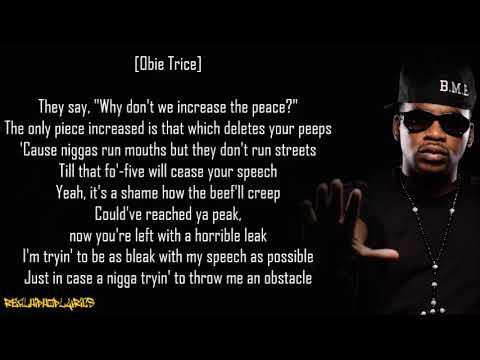 Obie Trice - Shit Hits the Fan ft. Dr. Dre & Eminem (Lyrics)