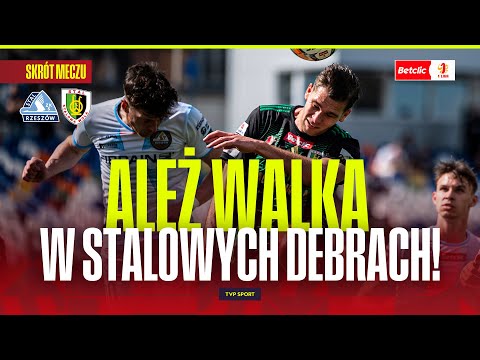 SKRÓT: STAL RZESZÓW - STAL STALOWA WOLA. ALEŻ WALKA W STALOWYCH DERBACH! BETCLIC 1 LIGA