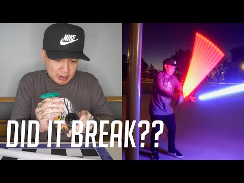 BaseLit Vs Neopixel Lightsaber for dueling