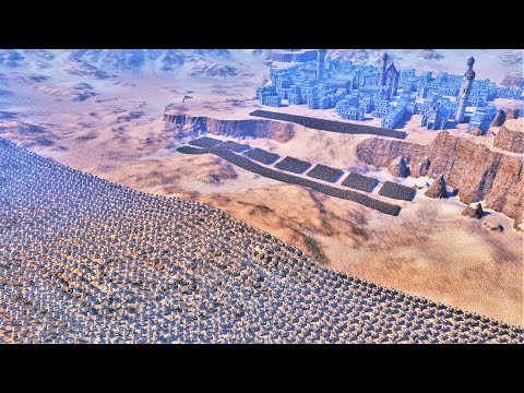 Wolf Kings Army of Werewolves Lay Siege to Ancient City - Ultimate Epic Battle Simulator