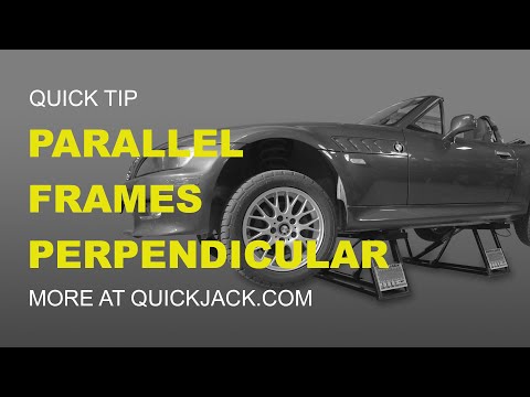 Lifting QuickJack with Sideways Frames!
