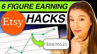 HOW I MADE SIX FIGURES ON ETSY 🤫 (The 5 hacks that changed it ALL)