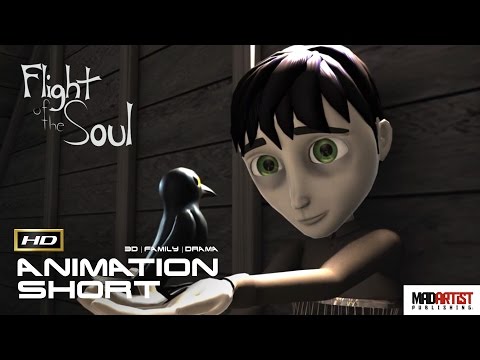 Dramatic CGI 3D Animated Short Film ** FLIGHT OF THE SOUL ** Sad Animation by Caitlin Inzinna