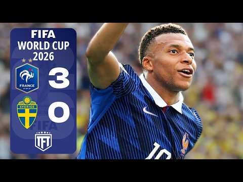 France 3-0 Suède : le doublé de Mbappé en résumé