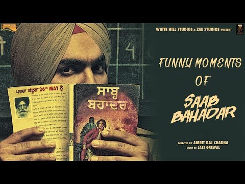 Funny Moments of Saab Bahadar | Ammy Virk