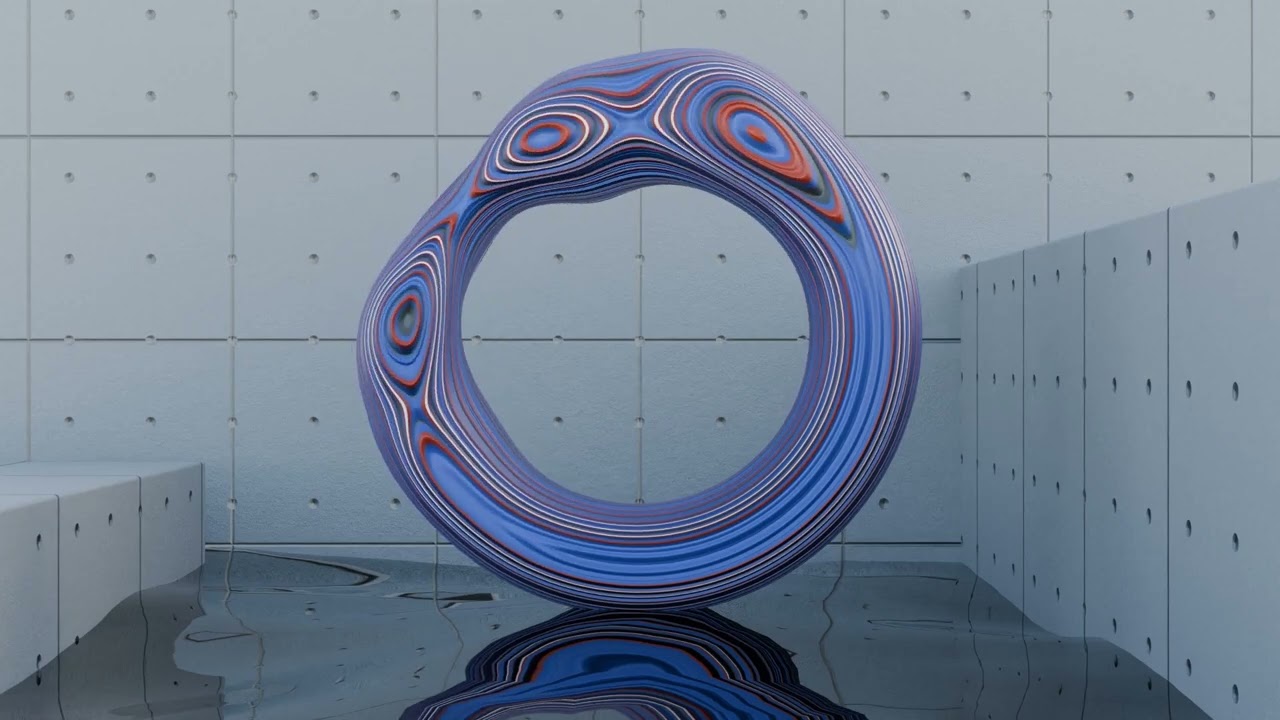 Abstract Kinetic Torus - Morphing 3D Sculpture 3D Model