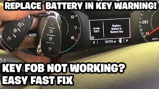 2019-2023 Chevy Malibu Key Fob Battery Replacement