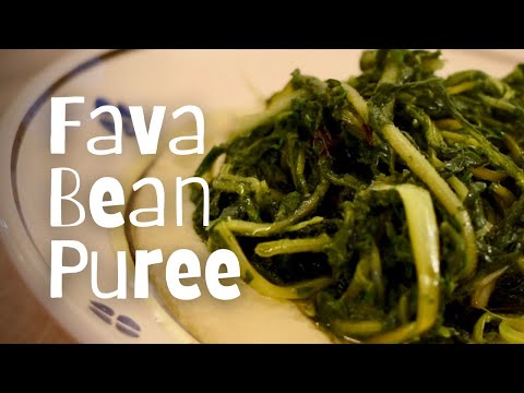 How to Make Fava Bean Puree & Wild Chicory | Classic Italian Recipes