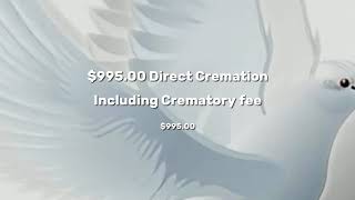 $995 Direct Cremation including Crematory fee