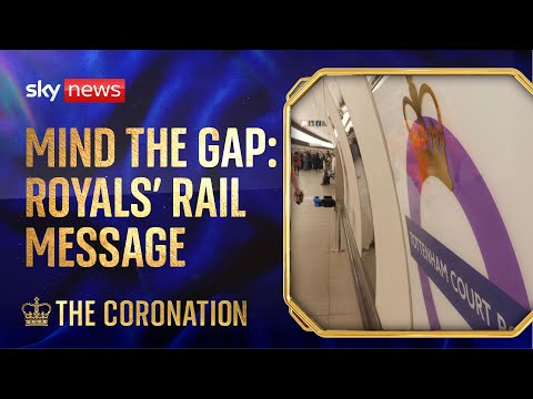 Mind the gap! King and Queen Consort record special coronation rail announcement