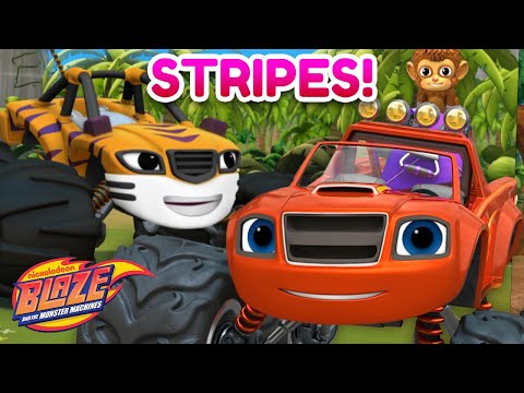 Blaze Jungle Rescues! w/ Stripes & Zeg | 30 Minute Compilation | Blaze and the Monster Machines