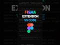 ️ Integrate Figma In Your Editor Shorts Vscode Coding Extensions Programming 2099 Tips Js