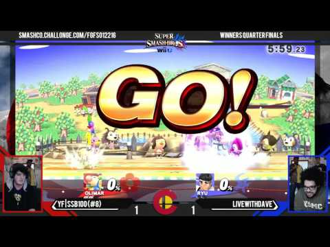 FGF28 - YF|SSB100 (Donkey Kong, Olimar) Vs. LiveWithDave (Ryu) - WQF