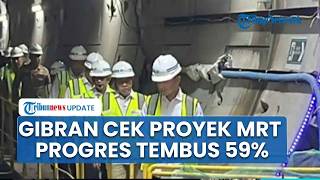 Wapres Gibran Tinjau Proyek MRT HI-Monas: Progres Capai 59 Persen, Target Dikebut Rampung 2029