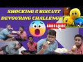 Shocking 5 biscuit devouring challenge 🍪#comedyvideo#eatingchallenge#fun