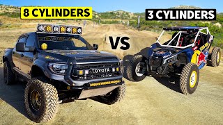 Seth Quintero’s Can-Am Maverick vs Toyota Tundra Daily Driver // THIS vs THAT Off-Road