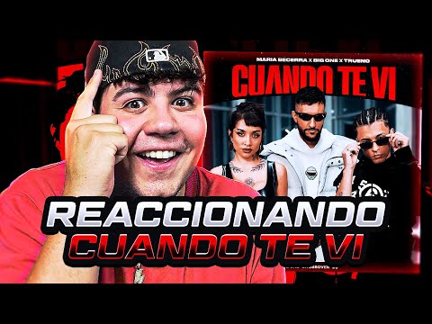 REACCIONANDO al CROSSOVER #5 🥵 Maria Becerra, Trueno, Big One - Cuando Te Vi