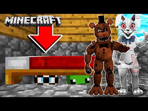DENDY & BUFLO VERSTECKEN SICH VOR FREDDY FAZBEAR & VANNY UNTERM BETT! in Minecraft! [Deutsch/HD]