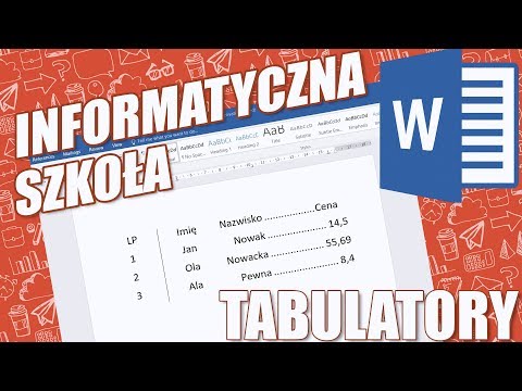 Word Lekcja 2 Tabulatory