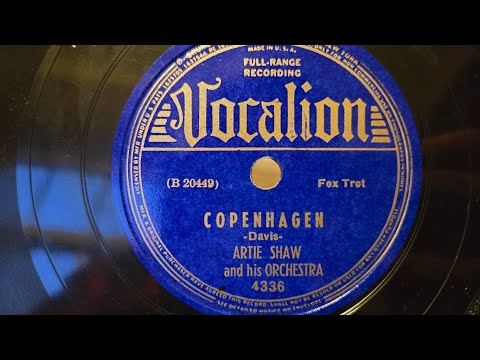 Copenhagen (1937) - Artie Shaw and His Orchestra - Vocalion 4336