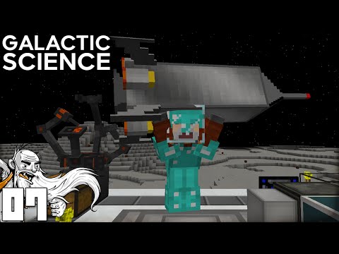 "WE'RE GOING TO MARS!!!" Galactic Science Ep 07 Minecraft Modded Survival