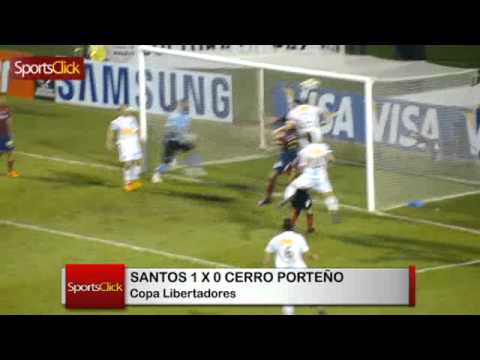 Santos 1 x 0 Cerro Porteño - Copa Libertadores