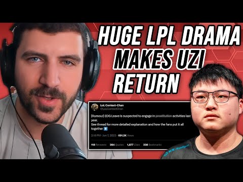 HUGE LPL Drama Makes Uzi Return to Proplay - EDG Leave/Uzi Drama Explained | YamatoCannon